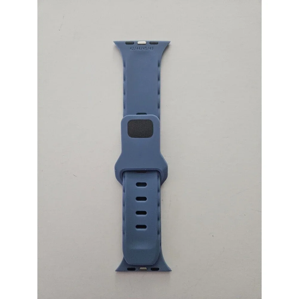 Navy Blue Sports Band for Apple Watch - Silicone Band 42/44/45/49mm